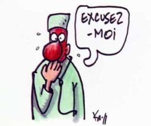  disculparse en francés