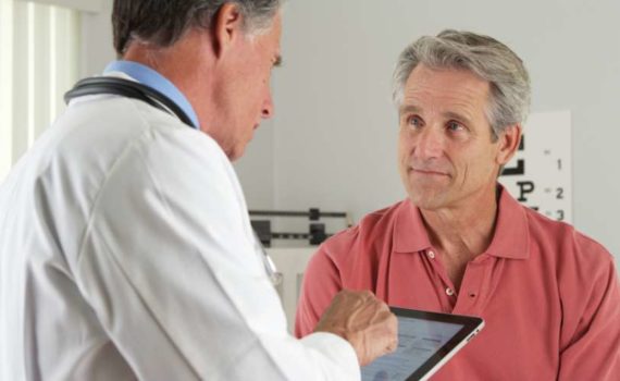 una consulta médica