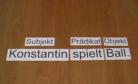 estructura de la oración