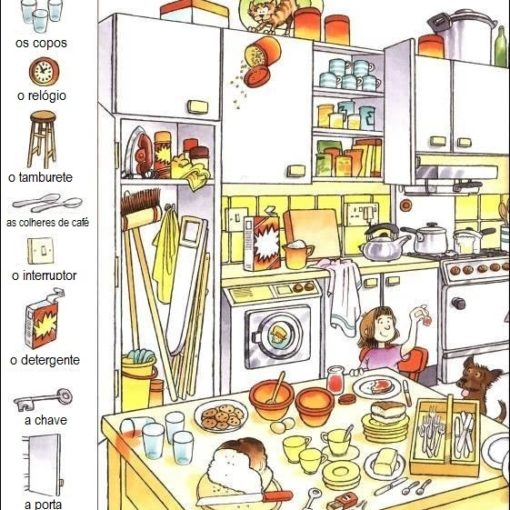 la cocina en portugués