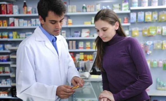 ir a una farmacia